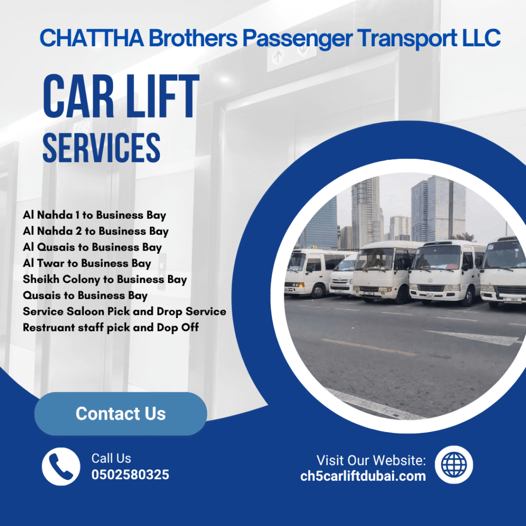 car lift Companies in dubai UAE